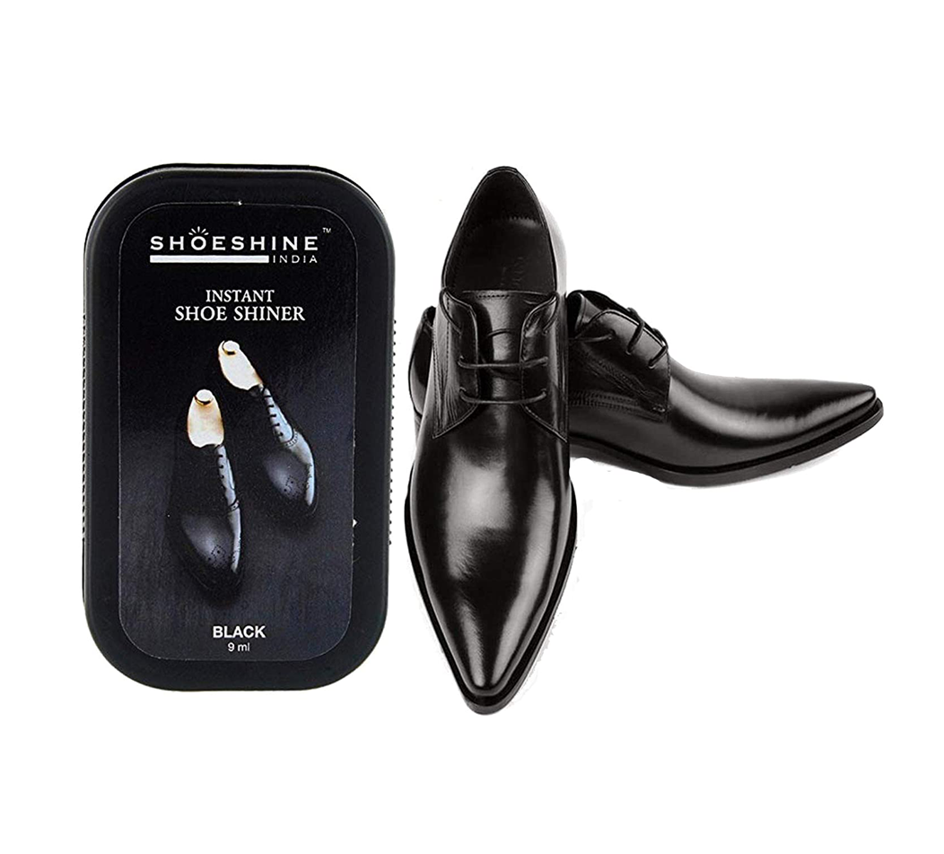 SHOESHINE shoe shiner (Black) - Instant shoe shine sponge