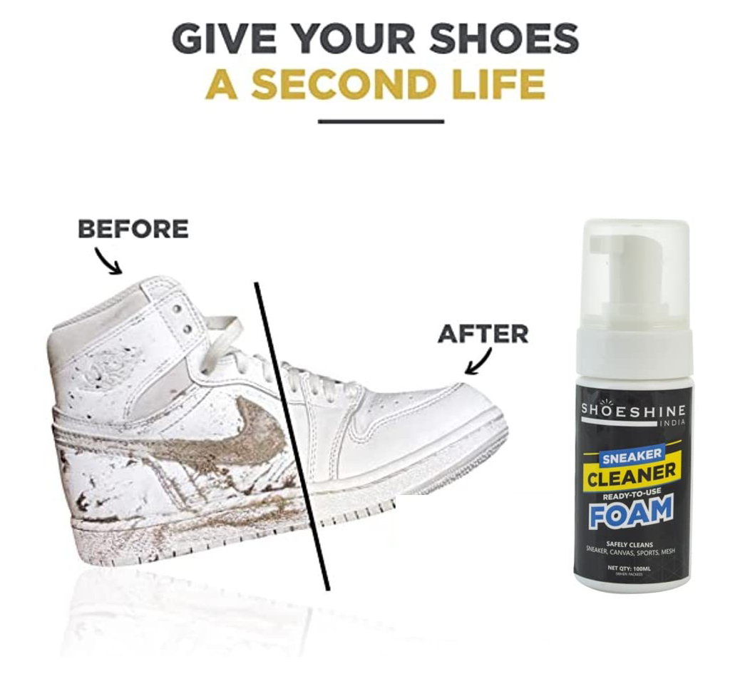 Shoeshine sneaker cleaner shoe shampoo 200ml - Ready to Use Foam