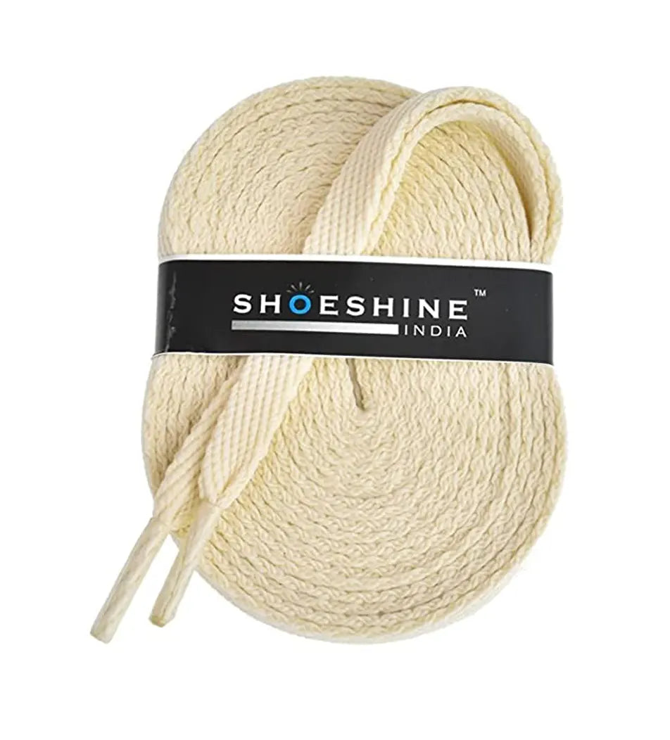 SHOESHINE Flat Shoelace (1 Pair) Navy Blue sports and sneaker shoe laces