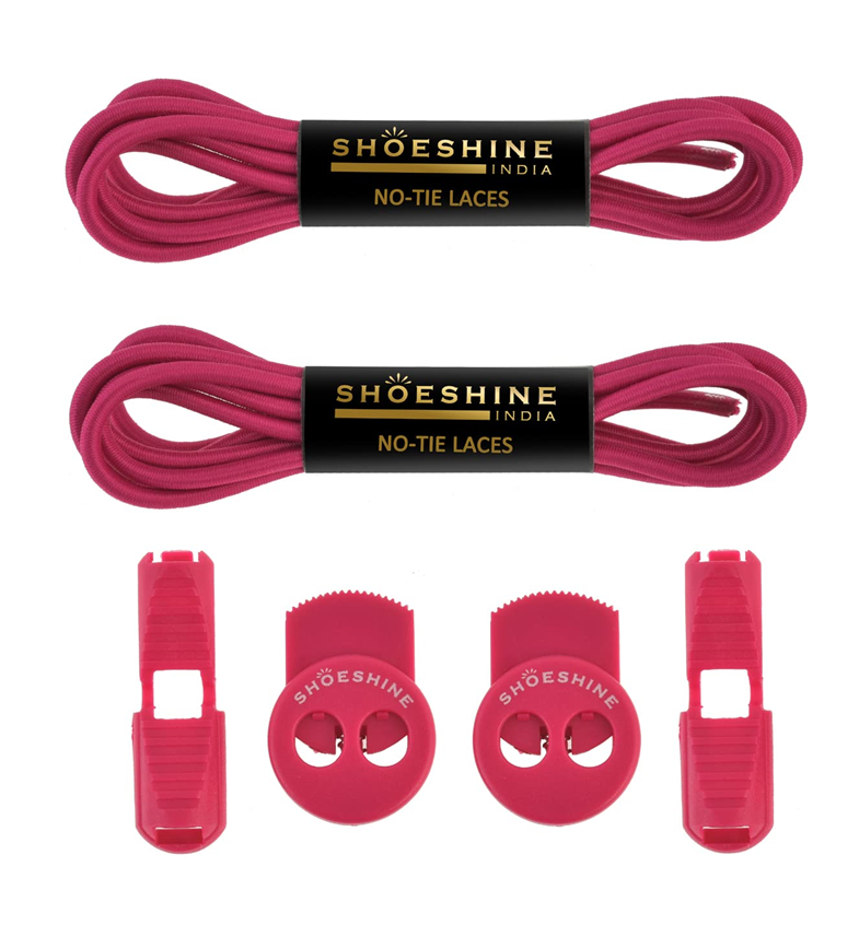 Shoeshine No-Tie Shoelace -Round Elastic No Tie Shoe Lace