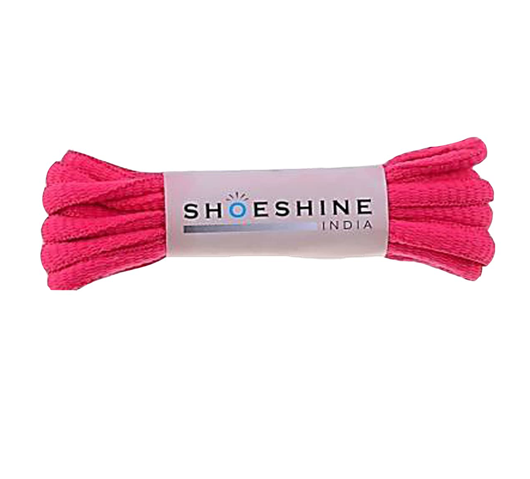 Shoeshine Oval Shoelace 1 Pair - Orange shoe lace